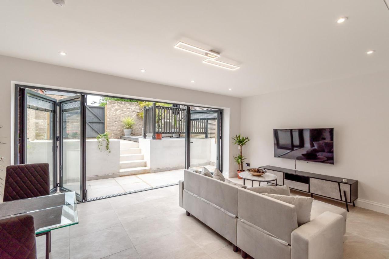 Modern Garden Flat With Private Parking Apartment London Luaran gambar